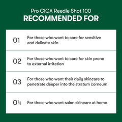 VT COSMETICS Pro Cica Reedle Shot 100 | Centella Asiatica Microneedling Serum, Cica Exosome, Soothing, Hyaluronic Acid, Soft Skin, Glass Skin, Korean Skin Booster 1.69 Fl Oz.(50ml)