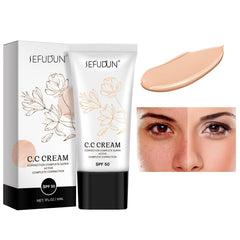 Castove CC Cream, 2-Pack Self-Adjusting CC Cream for Mature Skin, Super Active CC Foundation with SPF 50 for Tone Correction on Face and Body