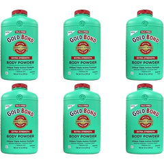 Gold Bond Body Powder Medicated Extra Strength , Talc Free 10 oz, Pack of 6