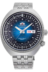 Orient Revival World Map Men's Automatic and Manual Winding Classic Mechanical Bracelet and Stainless Steel Case