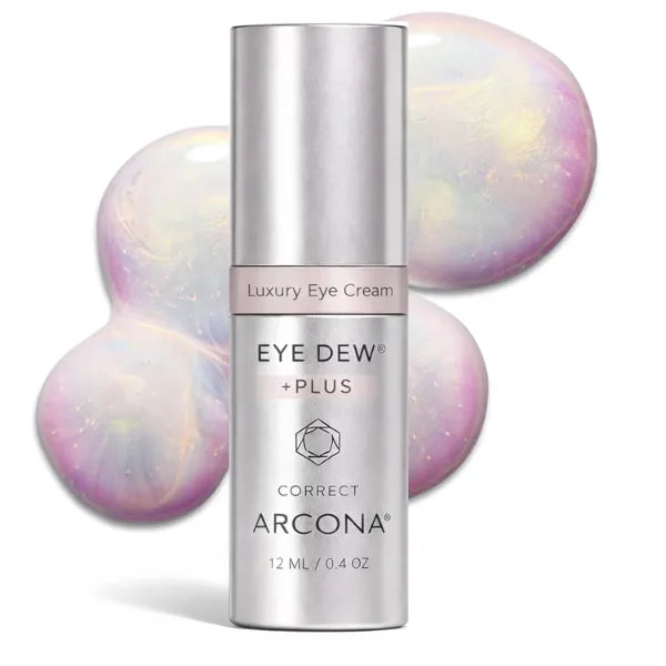 ARCONA Eye Dew Plus Under Eye Serum – Liquid Crystal Eye Treatment, Firms & Brightens Dark Circles + Puffiness – 0.4 oz