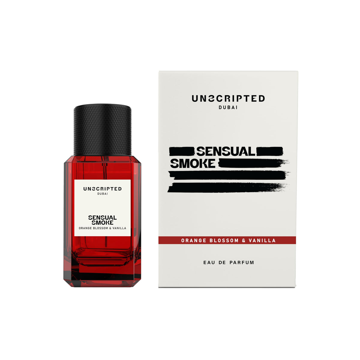 Unscripted Sensual Smoke Perfume For Men And Women with Orange Blossom and Vanilla - 50ml