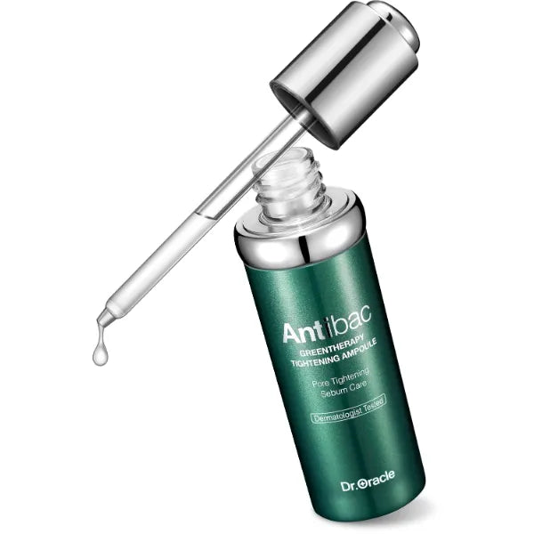 DR.ORACLE Antibac Greentherapy Tightening Ampoule, Pore Tightening & Sebum Care, Non-comedogenic and Hypoallergenic, Dermatologist Tested