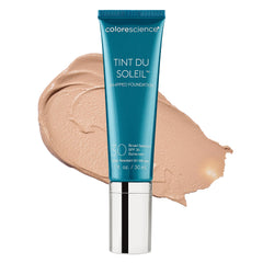 Colorescience Tint Du Soleil Whipped Foundation SPF 30 - Medium for Women - 1 oz, Turquoise