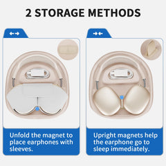Yinke Smart Case for Apple AirPods Max 2 Supports Sleep Mode, Hard Travel Bag