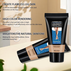 Waterproof Leg Makeup No Transfer, Fade the Skin Color of Legs, Body Glow, Effectively Cover the Scars, Long-Term Body Foundation Make-up, Uniform Skin (#2 Medium Glow)