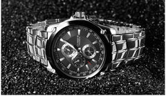 Curren Casual Watch For Men Analog Metal - 8025 - Silver