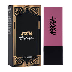 Nykaa Ultra Matte Lipstick (Victoria -13) - Pink - Super matte finish lipstick with jojoba oil fortified formula, long-wearing & weightless (5gm)