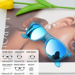 Joopin Polarized Sunglasses Men Women, Classic Square Sun Glasses 100% UV Protection Driving Fishing