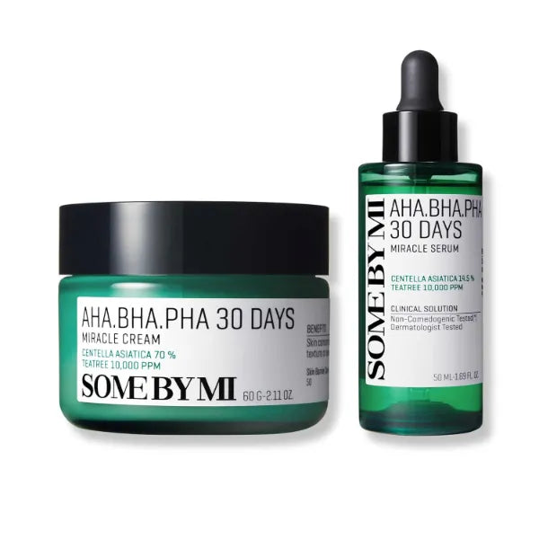 SOME BY MI AHA BHA PHA 30 Days Miracle Cream & Miracle Serum
