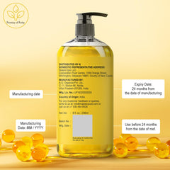 MAJESTIC PURE Vitamin E Oil | Huge 236ML Bottle | 100% Pure and Natural Cold Pressed Vitamin E oil for Skin, Scars, Face, Nails, Hair, Scalp | 20,000 IU | Non-GMO Verified | Hair & Body Oil