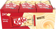 KitKat Nestle 4 Finger White Chocolate Wafer - 41.5g (Pack of 24)