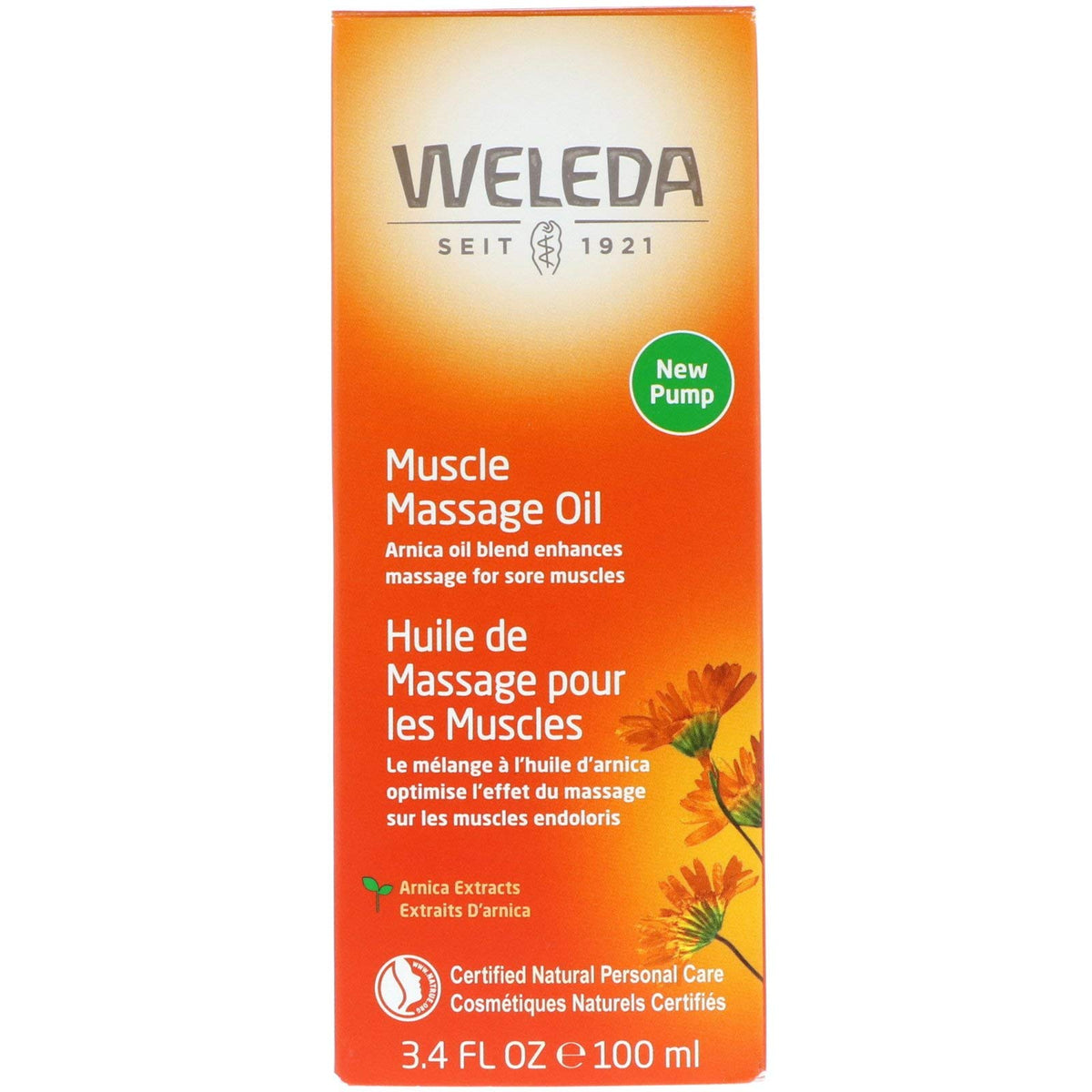 Weleda Muscle Massage Oil, Arnica Extracts, 100ml
