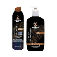 Australian Gold Bronzer Spray and After Sun Moisturizer Bundle