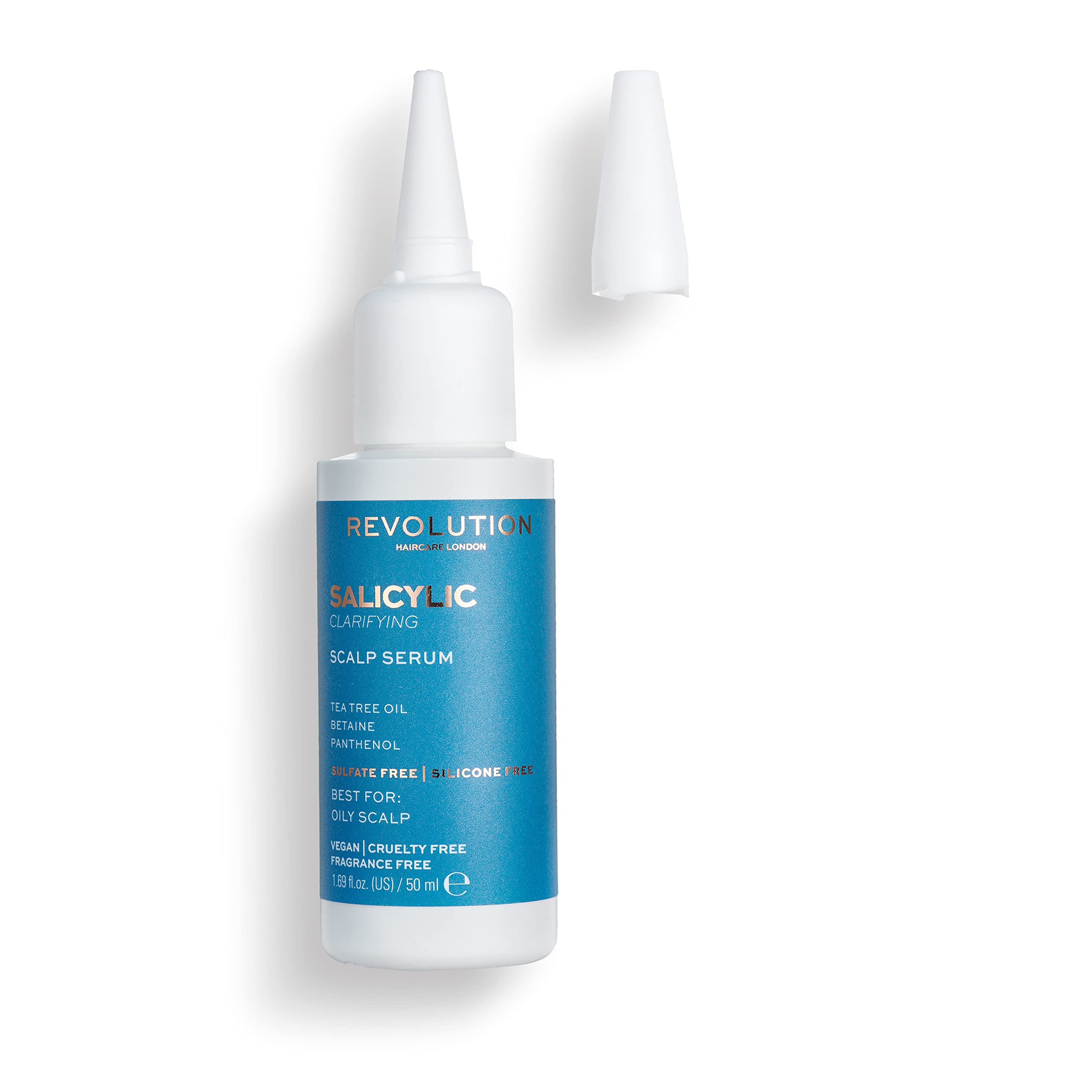 Makeup Revolution Haircare London, Salicylic Acid Clarifying Serum, Hair Serum, For Oily Scalp, 50ml