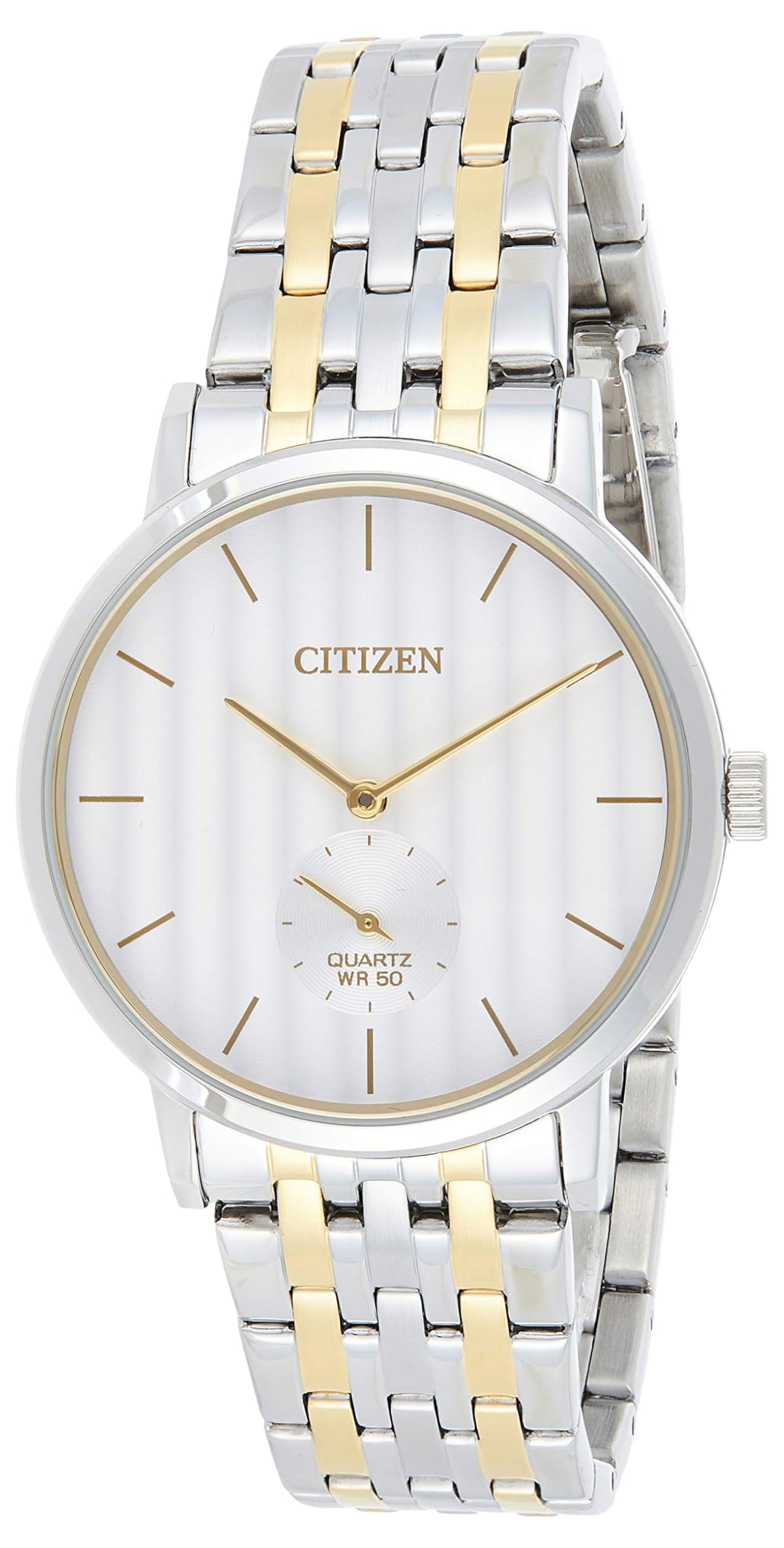 Citizen Mens Quartz Watch, Analog Display And Stainless Steel Strap