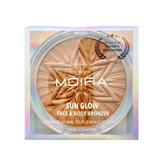 Moira sun glow face body bronzer 001 sunkissed sgb001