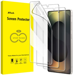 JETech Screen Protector for Samsung Galaxy S25 Ultra 5G, Flexible TPU Film, Fingerprint ID Compatible, Easy Installation, HD Clear, 3-Pack