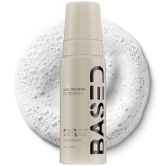 BASED Curl Mousse Instant Volume & Definition with Flexible Hold Lightweight Formula with Agave & Rice Protein Non Toxic, Silicone Free for All Curl Types 6.8 fl oz, Pack of 1