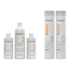 Kerazon Professional Clarifying Shampoo with Brazilian Keratin Treatment and Intensive Hair Mask KIT + Sulfate Free and Sodium Free Shampoo & Conditioner KIT