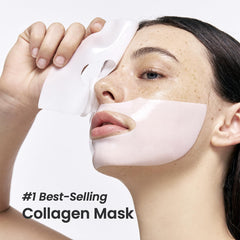 LA LUSH – 4 Pcs Bio-Collagen Real Deep Mask, Hydrating Overnight Hydrogel Mask, Pore Minimizing, Elasticity Improvement, 34g x4ea