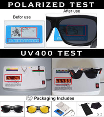 Polarized Sunglasses Mens Womens Cool Fishing Driving Hiking Ultralight Retro Wrap Around Travel sun glasses UV Protection