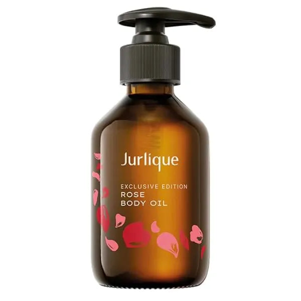 Jurlique Exclusive Edition Rose Body Oil, For All Skin Types, 6.76 Fl Oz Rose Body Oil & Massage Oil for Women, Moisturizing Body Skincare, Australian Natural-Based Skincare, Silky Massage Treatment