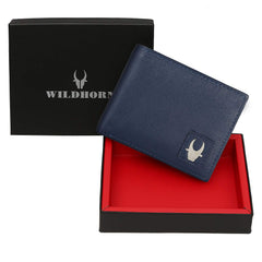 Wildhorn Blue Men's Wallet (Whm101L)