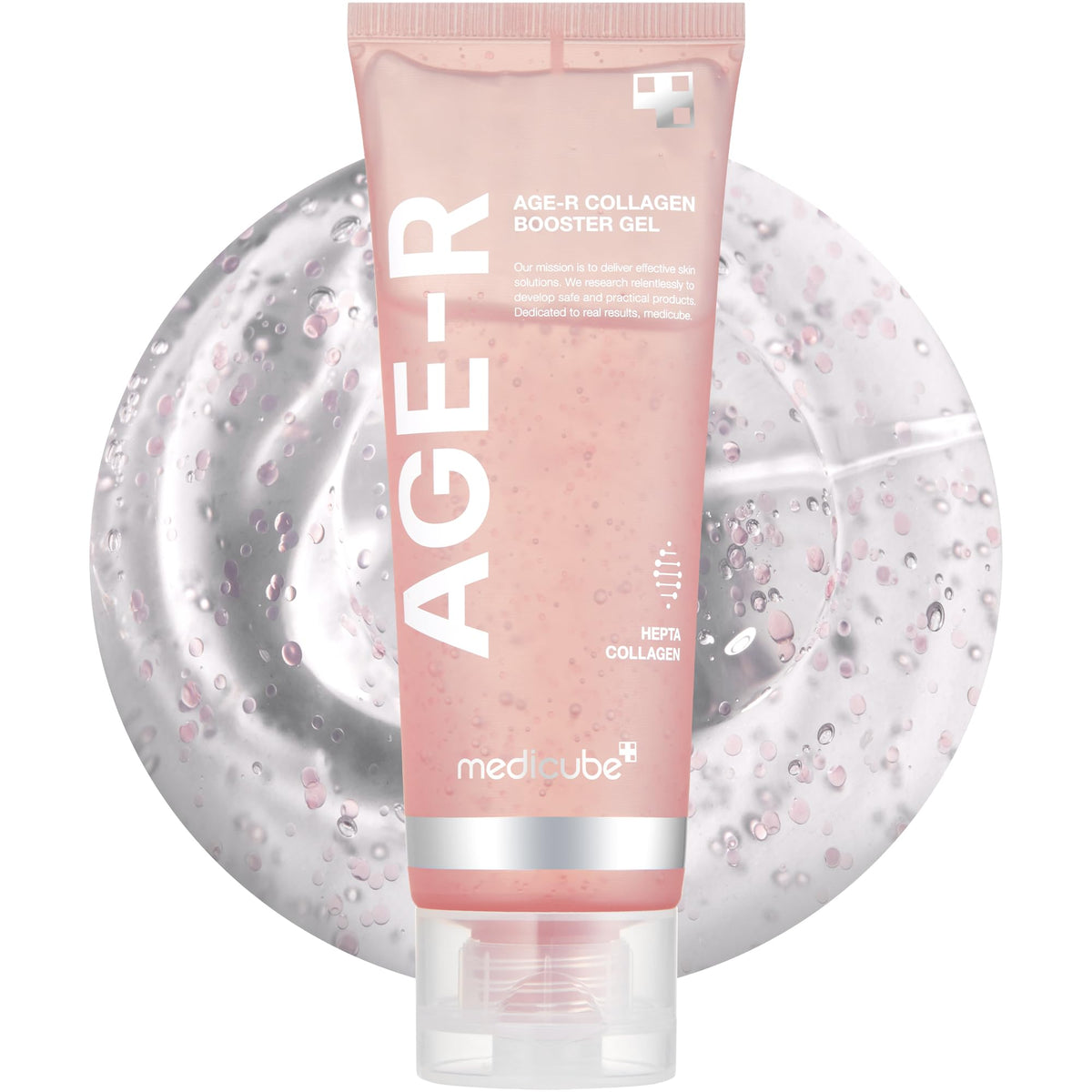Medicube Age-R Collagen Booster Gel Serum for Skin Care Devices - Filled With Collagen Radiance Capsules, Visible Skin Elasticity and Moisturizing Care - 100ml