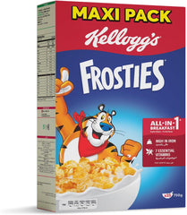 Kellogg's Frosties Cereal 750g | Crunchy Cornflakes with Sweet Frosting | Tasty & Nourishing Breakfast| Source of Fibre, Rich in Vitamin B1, B2, B3 & Iron Ideal For Breakfast & Snacks