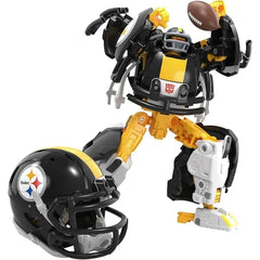 Transformers NFL Dallas Cowboys, Green Bay Packers, Kansas City Chiefs and Pittsburgh Steelers Action Figure Changes from Robot to Helmet, Football Toys for kids