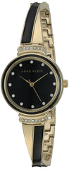 Anne Klein Womens Quartz Watch, Analog Display and Stainless Steel Strap AK-2216BKGB
