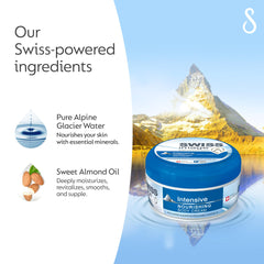 Swiss Image Intensive Nourishing Body Cream, Deep Moisturizer, Provides Hydration and Nourishment, Suitable for All Skin Types, 200ml