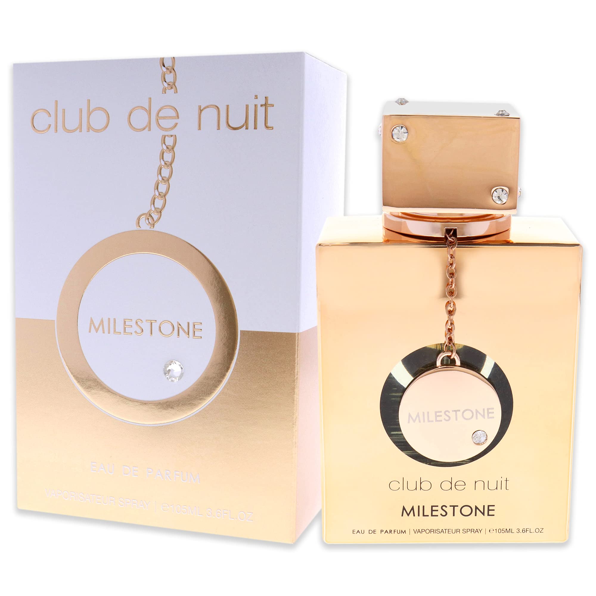 ARMAF Club De Nuit Milestone For Women, Eau De Parfum For Her 105ml By ARMAF From The House Of Sterling, Gold