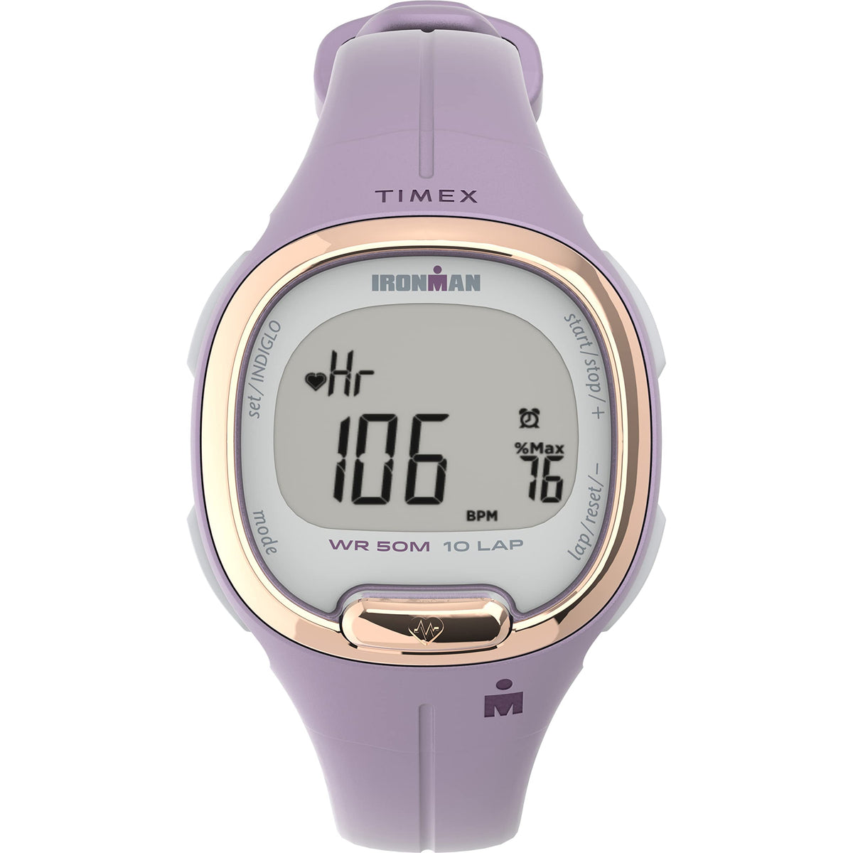 TIMEX Transit+ Watch with Activity Tracking & Heart Rate 33mm - Purple/Digital Gray/Purple