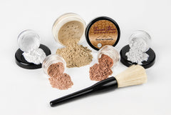 6pc STARTER KIT (FAIR 1) Mineral Makeup Sample Size Set Bare Face Matte Foundation Cover