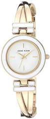 Anne Klein Women's Bangle Watch and Premium Crystal Accented Bracelet Set