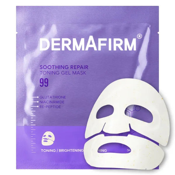 Dermafirm Soothing Repair Toning Gel Mask R4, 4 Count
