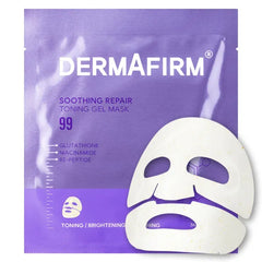 Dermafirm Soothing Repair Toning Gel Mask R4, 4 Count