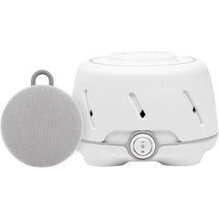 Yogasleep Dohm (White/Gray) and Hushh 2 Portable Sound Machine Bundle, The Original White Noise Machine, Relaxing Natural Sound from a Real Fan, Sleep Aid & Noise Cancelling for Adults & Baby