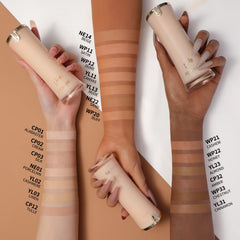 FOCALLURE PerfectBase Lasting Poreless Liquid Foundation, Medium to Full Coverage with Matte Finish, Covers Blemishes & Under-Eye Circles for All Skin Types, YL13 NUDE