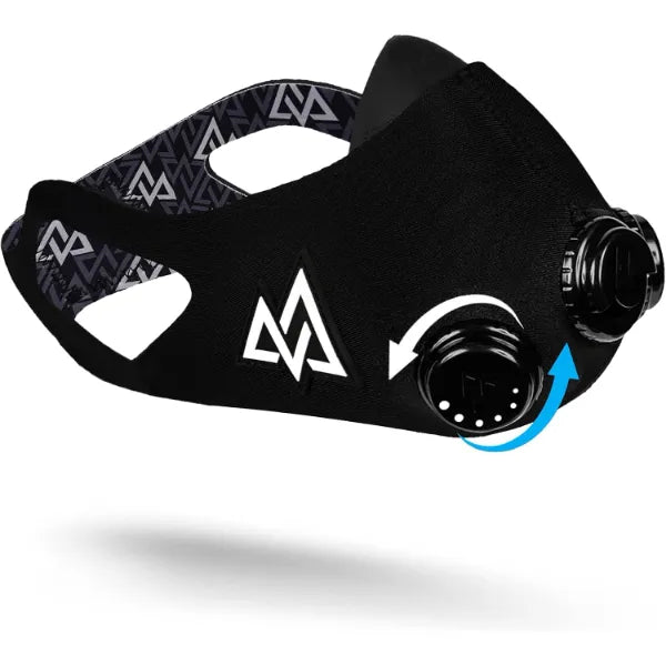 TRAININGMASK - 2.0 Turn Flow - Resistance Training Mask - Fitness Mask, High Altitude Mask, Workout Mask
