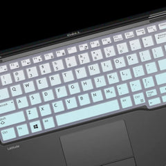 CaseBuy Keyboard Cover for Dell Latitude 5290 E7250 E7270 7280 7290 E5250 E5270 12.5" / Dell Latitude 7370 7380 7389 7390 13.3 inch Laptop Anti Dust Silicone Skin, Black