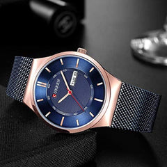 CURREN Stainless Steel Watches for Men - Blue