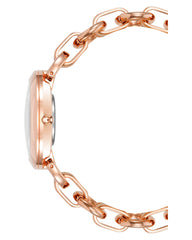 Anne Klein Women's Open Enamel Chain Bracelet Watch, AK/4092