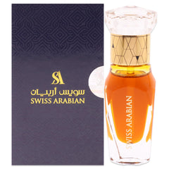 Swiss Arabian Amber Aura For Unisex - Luxury Fragrance Products From Dubai - Long Lasting Personal Perfume Oil - A Seductive, Exceptionally Made, Signature Aroma - Luxurious Scent Of Arabia - 0.4 Oz