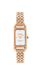 Coach CADIE Women's Watch, Analog-Rose Gold / White