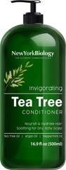Anti Dandruff Tea Tree Oil Conditioner – Deep Cleanser – Relief for Dandruff and Dry Itchy Scalp – Therapeutic Grade - Helps Promote Hair Growth – 16.9 fl Oz