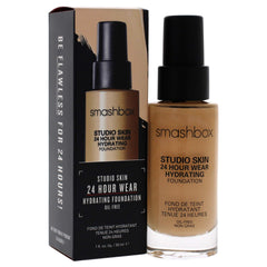 Smashbox Studio Skin 24 Hour Wear Hydrating Foundation - 2.1 Light With Warm-Peachy Undertone for Women 1 oz Foundation