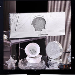 Korean Foundation Makeup, 1+2 Air Cushion BB Cream Set, CC Cream Korean, Makeup Moisturizer Foundation Full Coverage for Flawless Makeup, Even Skin Tone (lvory)